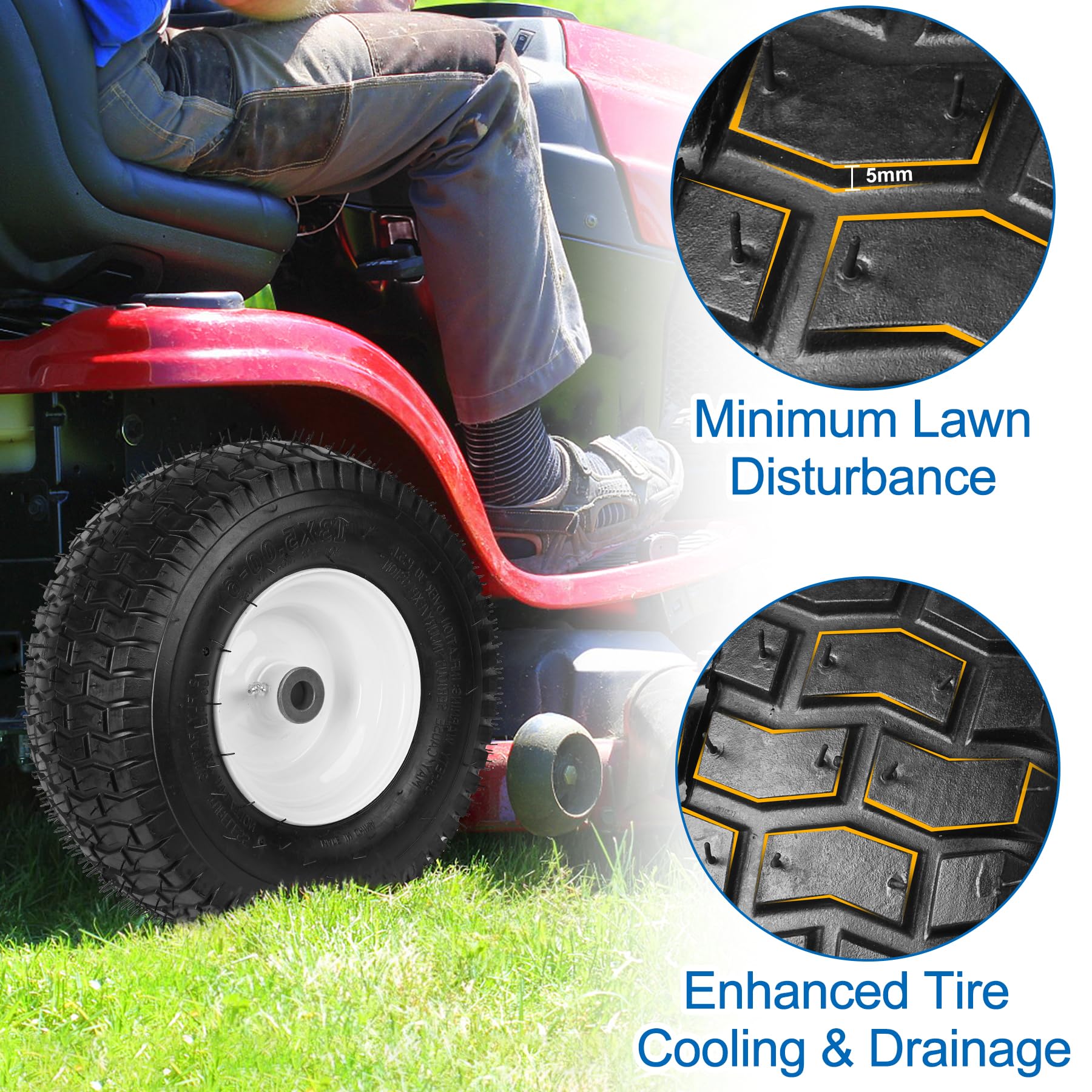 Phepetroll bearing compatibility with 3/4in and 5/8in sizes for versatile mounting