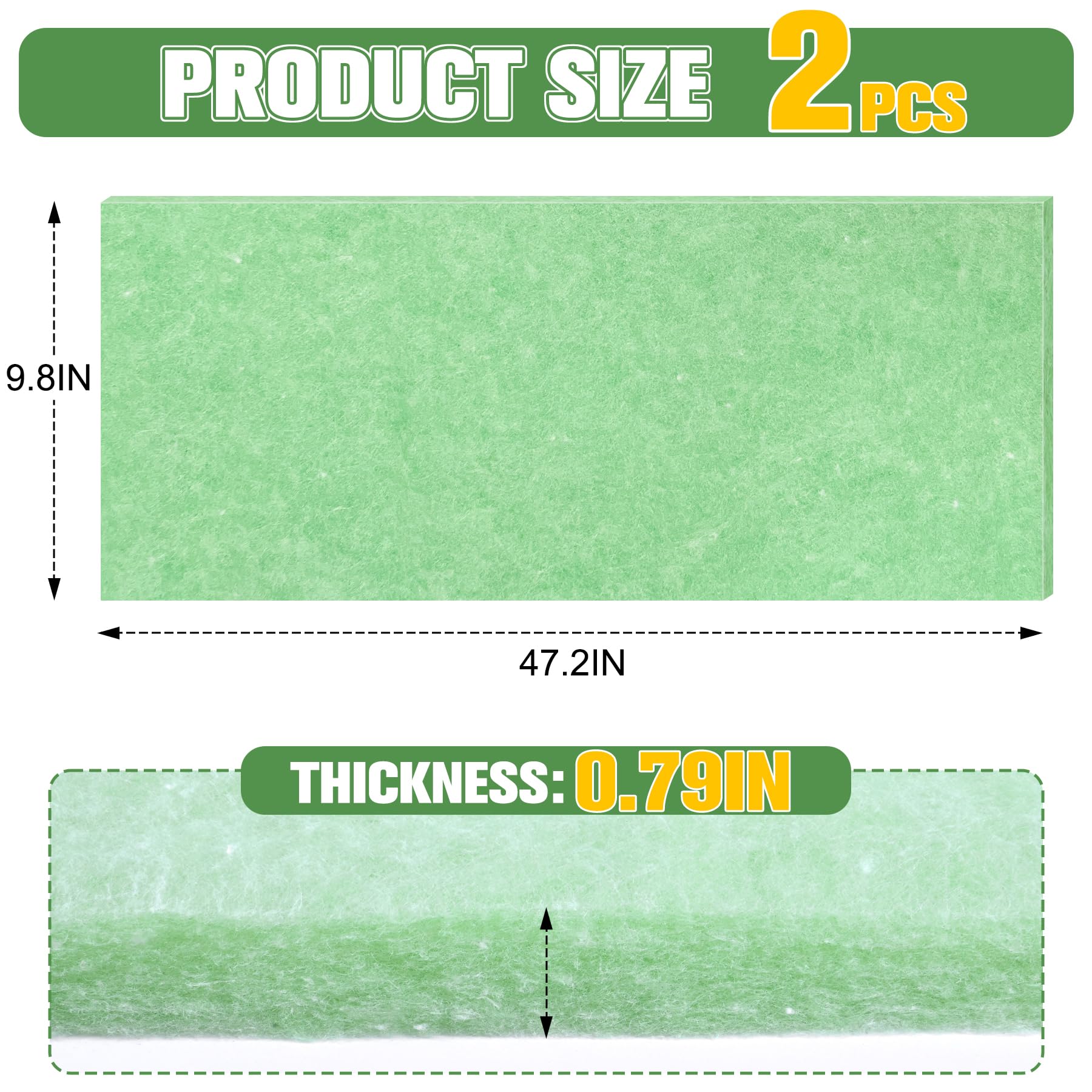 Phepetroll green planter drainage pad stabilizes soil and reduces waterlogging.