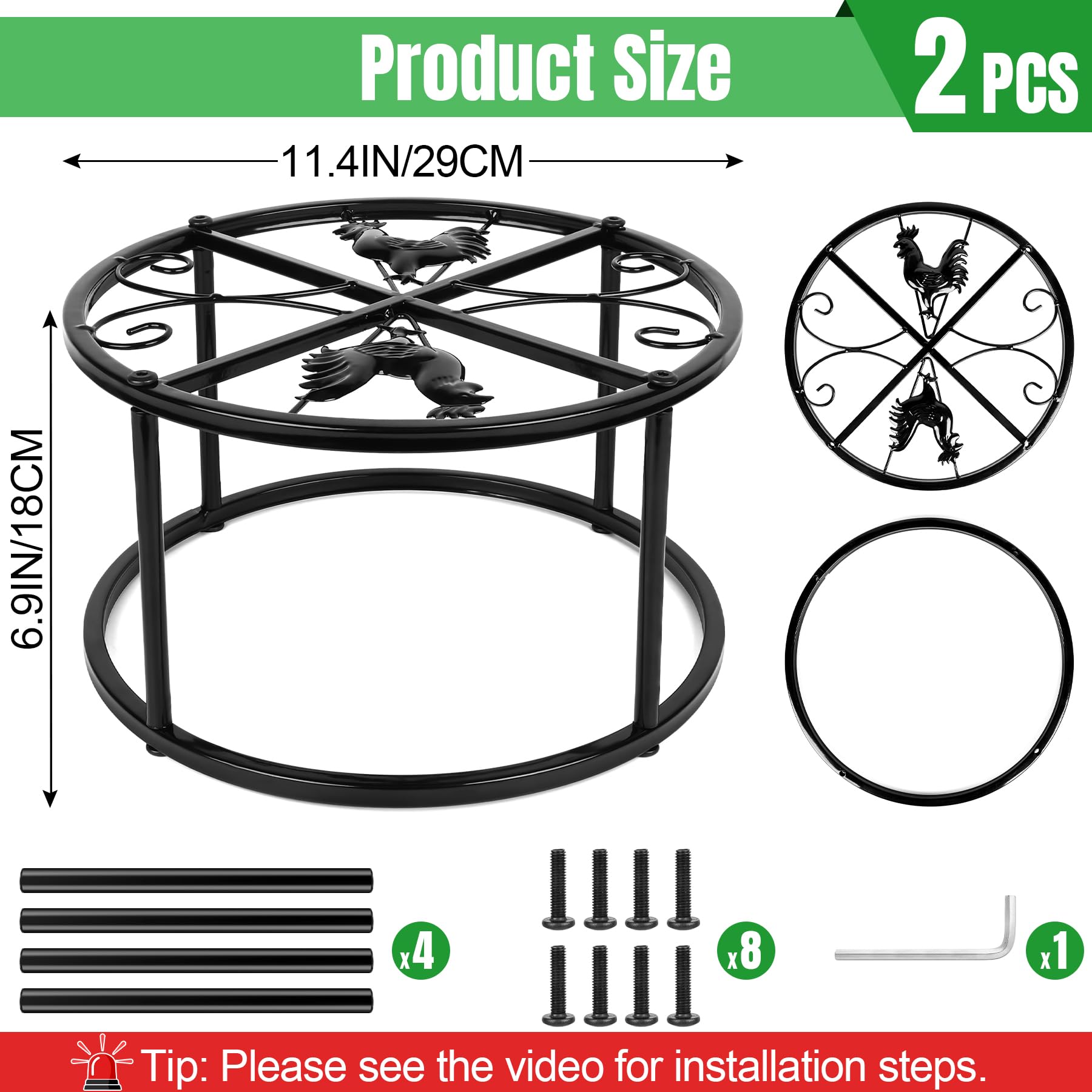 Phepetroll heavy-duty iron legs stand providing reliable support