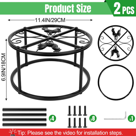 Phepetroll heavy-duty iron legs stand providing reliable support