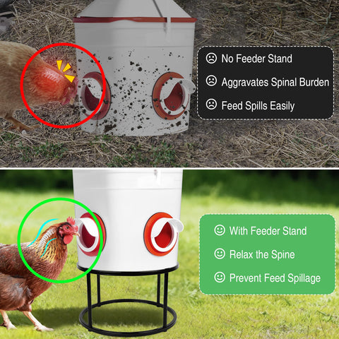 Phepetroll indoor/outdoor stand suitable for coop, garden, or patio use