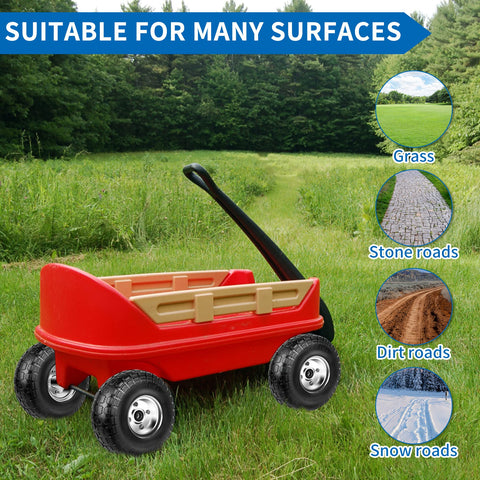 Phepetroll multipurpose wheel kit for carts, wagons, and wheelbarrows.