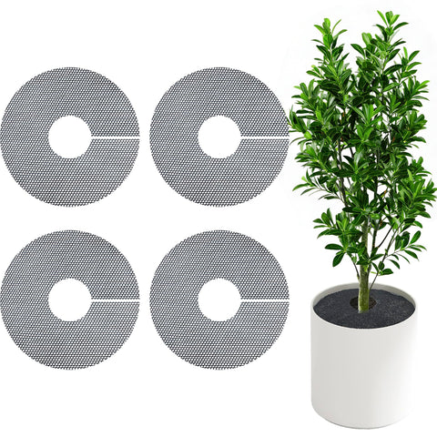 Phepetroll 15.7-inch plant pot grid covering soil for tidy pots