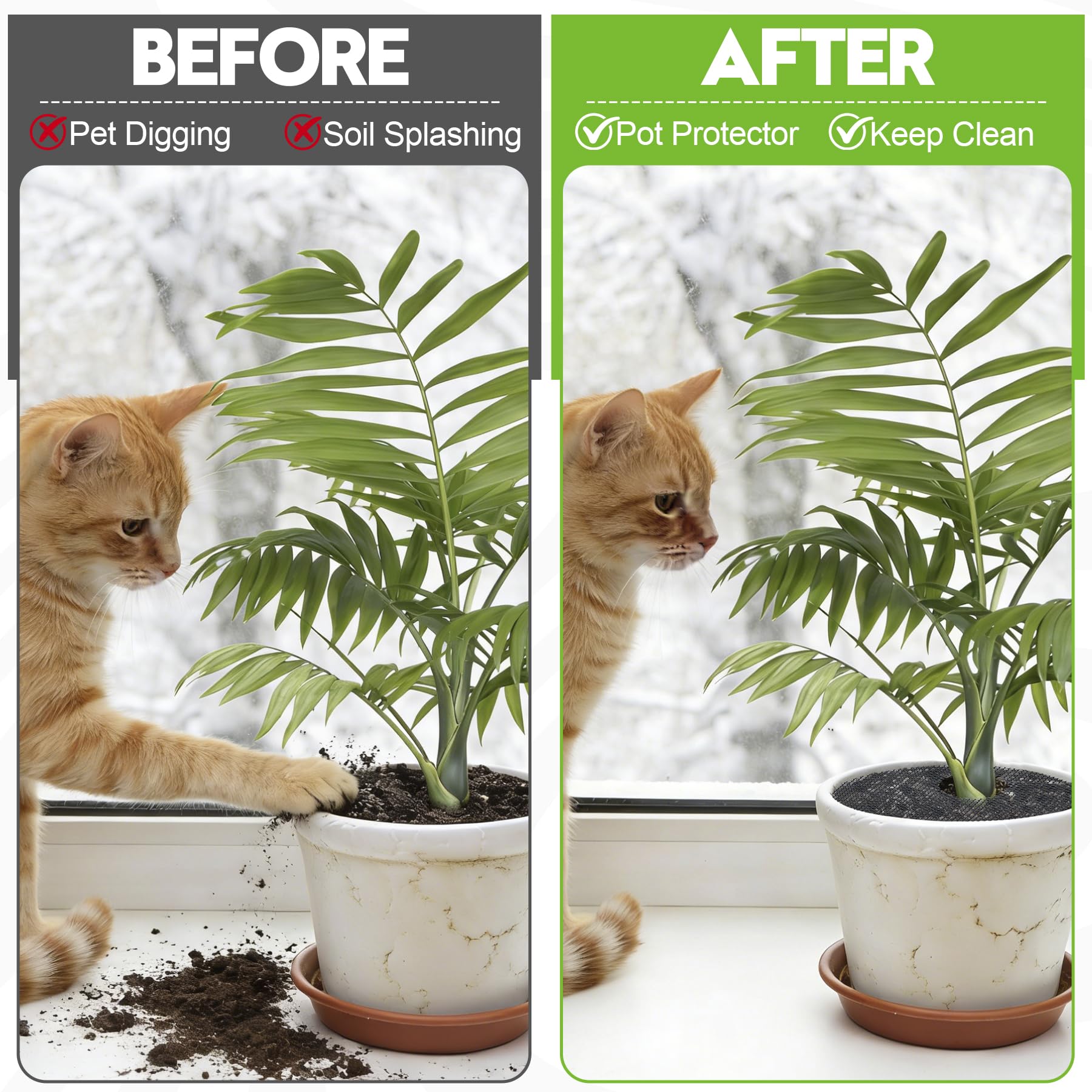 phepetroll cuttable grid fits small to large pots with a simple trim