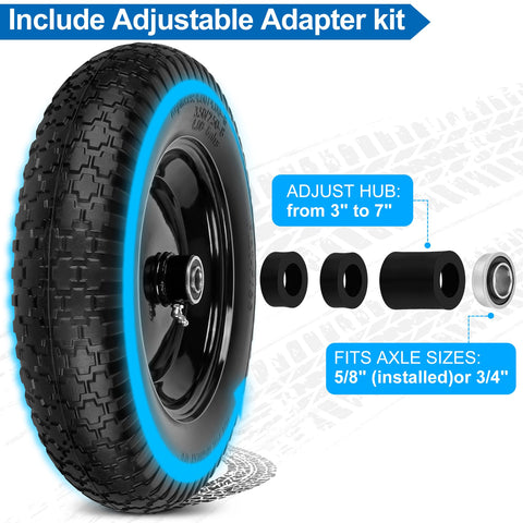 Phepetroll solid flat free tire reducing downtime by eliminating flats.