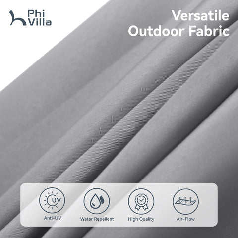 PHI VILLA base not included to fit flexible deck arrangements.