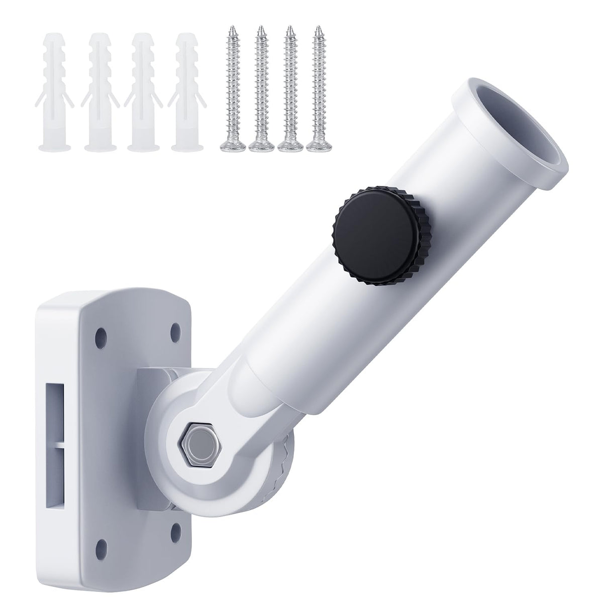 PHITRIC adjustable flag pole holder mounted for versatile outdoor displays