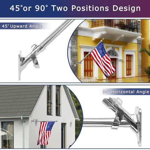 PHITRIC flag pole holder easy-install pack with expansion screws for quick setup.