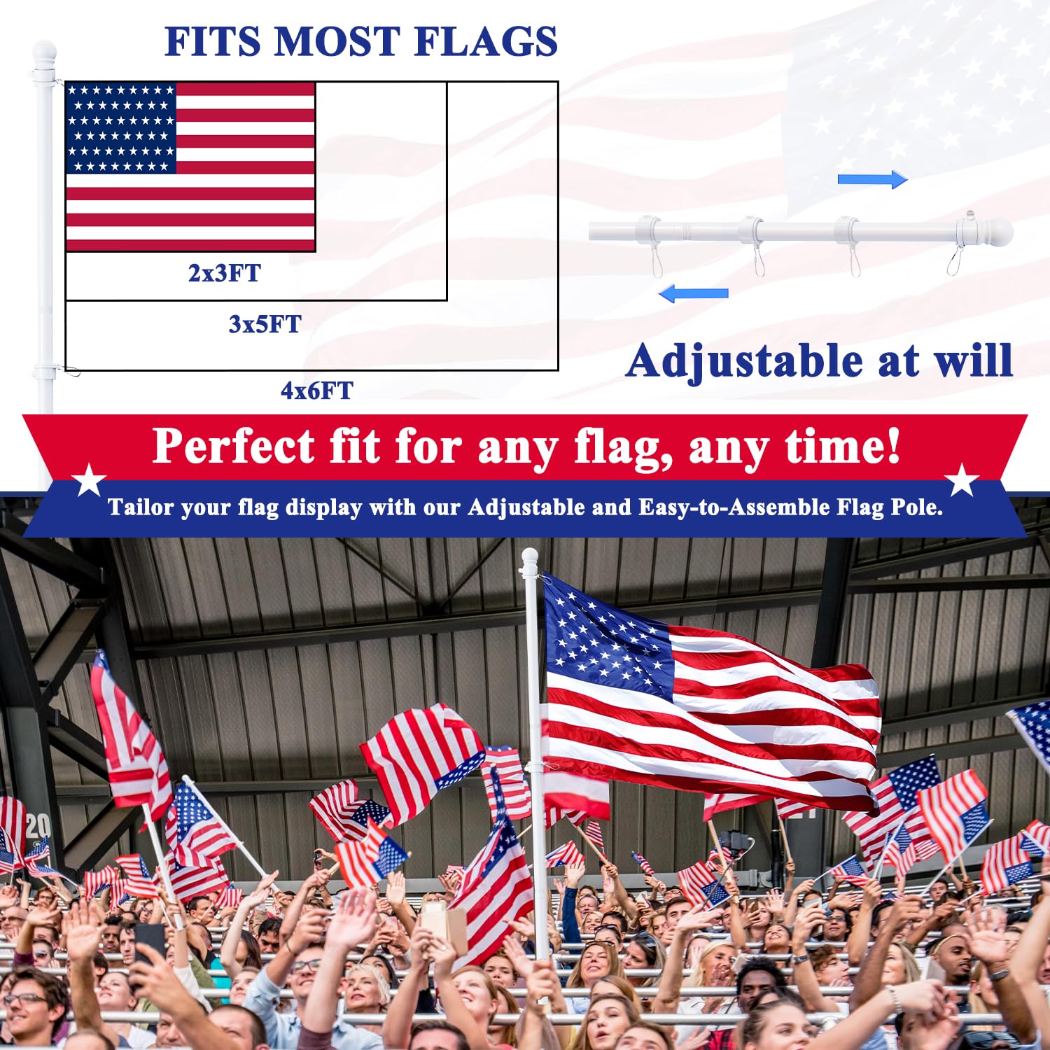 PHITRIC flag pole mounted outdoors on a wall or yard display.