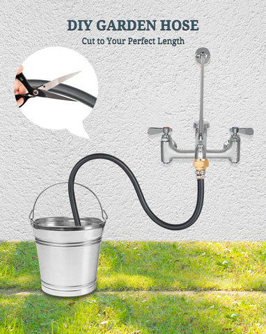 Phivan mop sink hose flexible reinforced PVC for reliable everyday use.