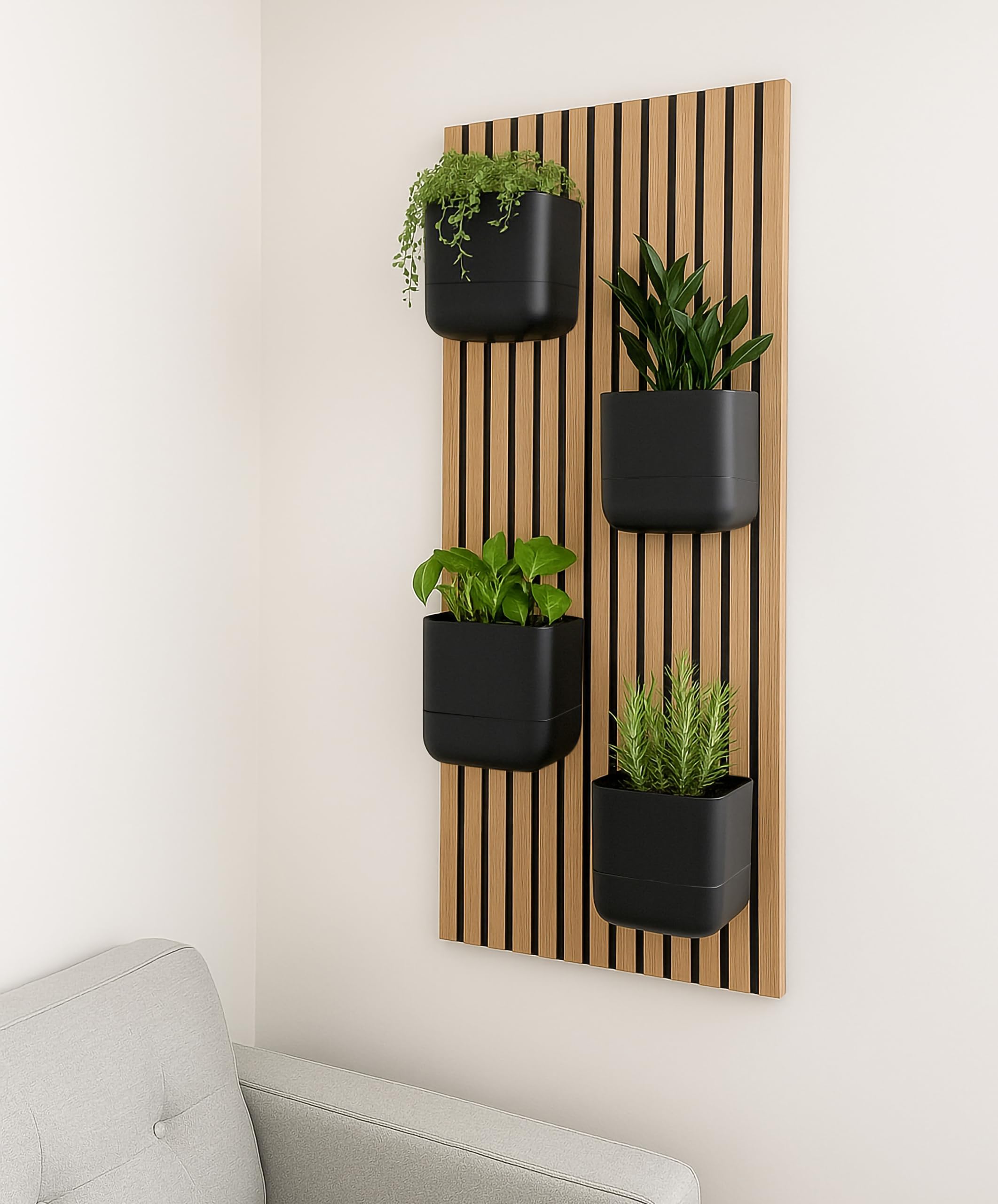 Phoenix Vine matte black finish complements modern decor