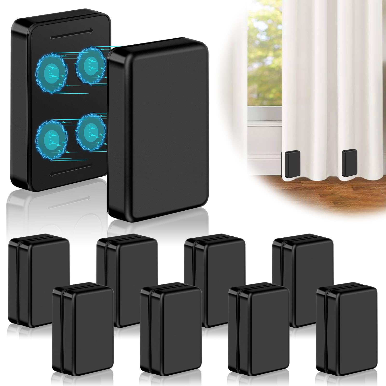 Phoncoo 16pcs outdoor curtain weights secure wind-resistant drapes