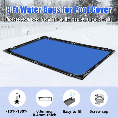 Phoncoo corner tubes guard pool cover corners for added stability in wind