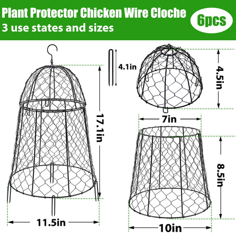 Phoncoo ground stake 4-1 inch anchors the cage firmly to ground for wind-resistant setup.