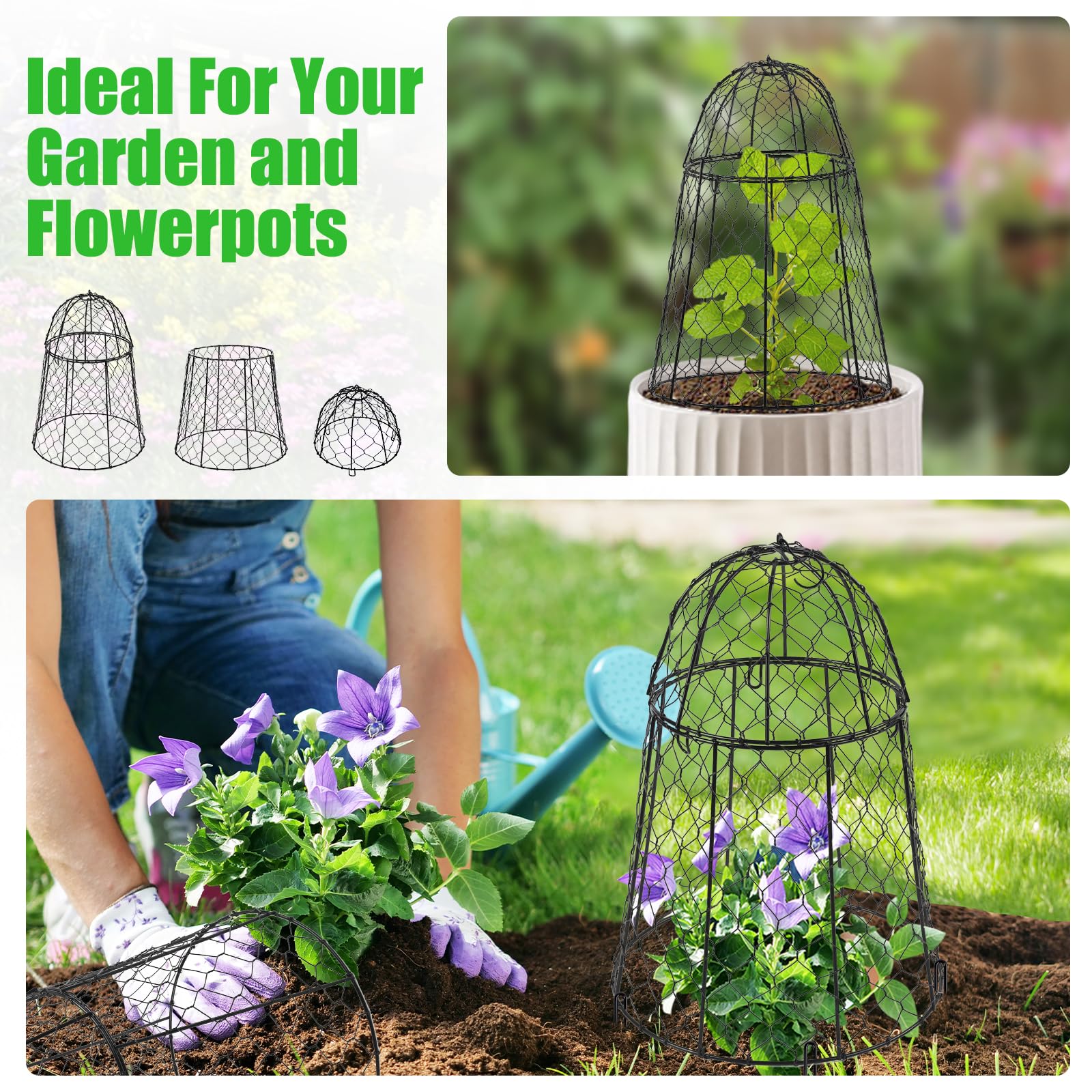 Phoncoo reusable garden protector provides versatile shelter for multiple seasons.