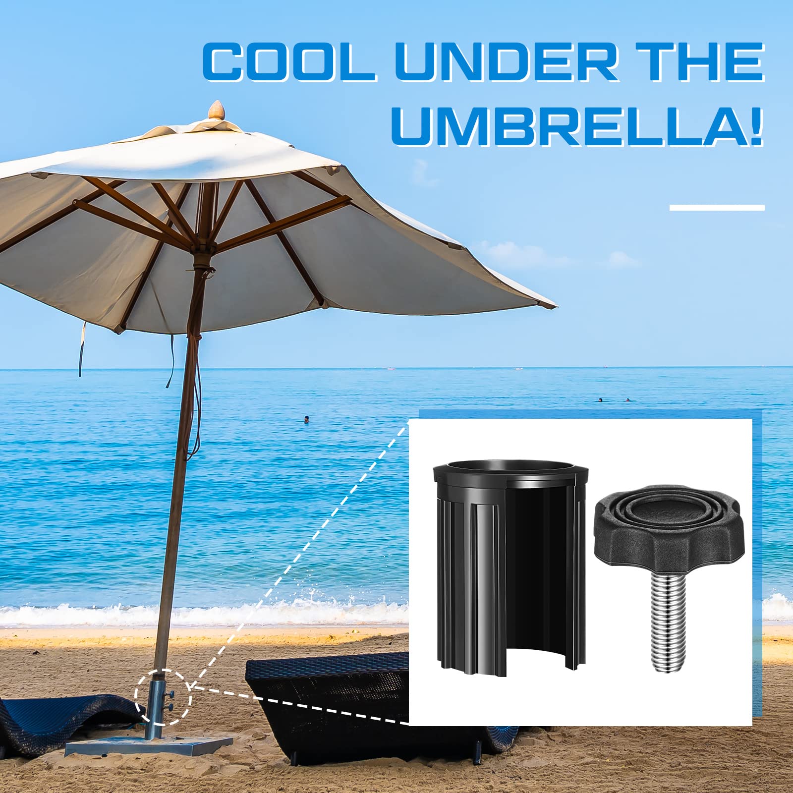 Photect 48x62 mm ring fits heavy-duty bases for tall patios