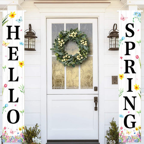Photken white wood background banner adds rustic farmhouse charm