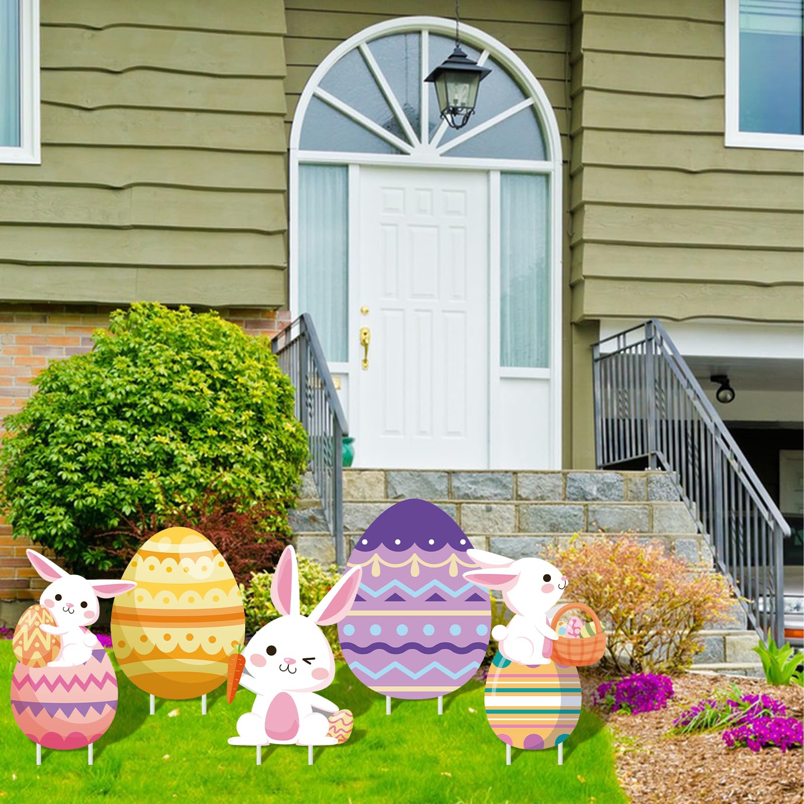 Phylence 48-inch Easter sign for garden paths and welcoming entrances