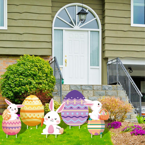 Phylence 48-inch Easter sign for garden paths and welcoming entrances