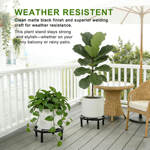 Phyluckny non-slip feet safeguard floors during outdoor use.