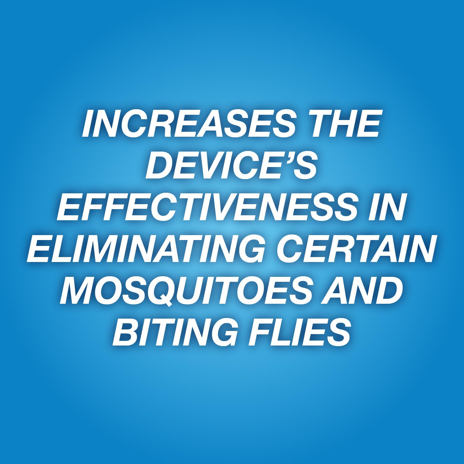 Lure compatible with PIC Insect Killer LED broadens attractant reach.