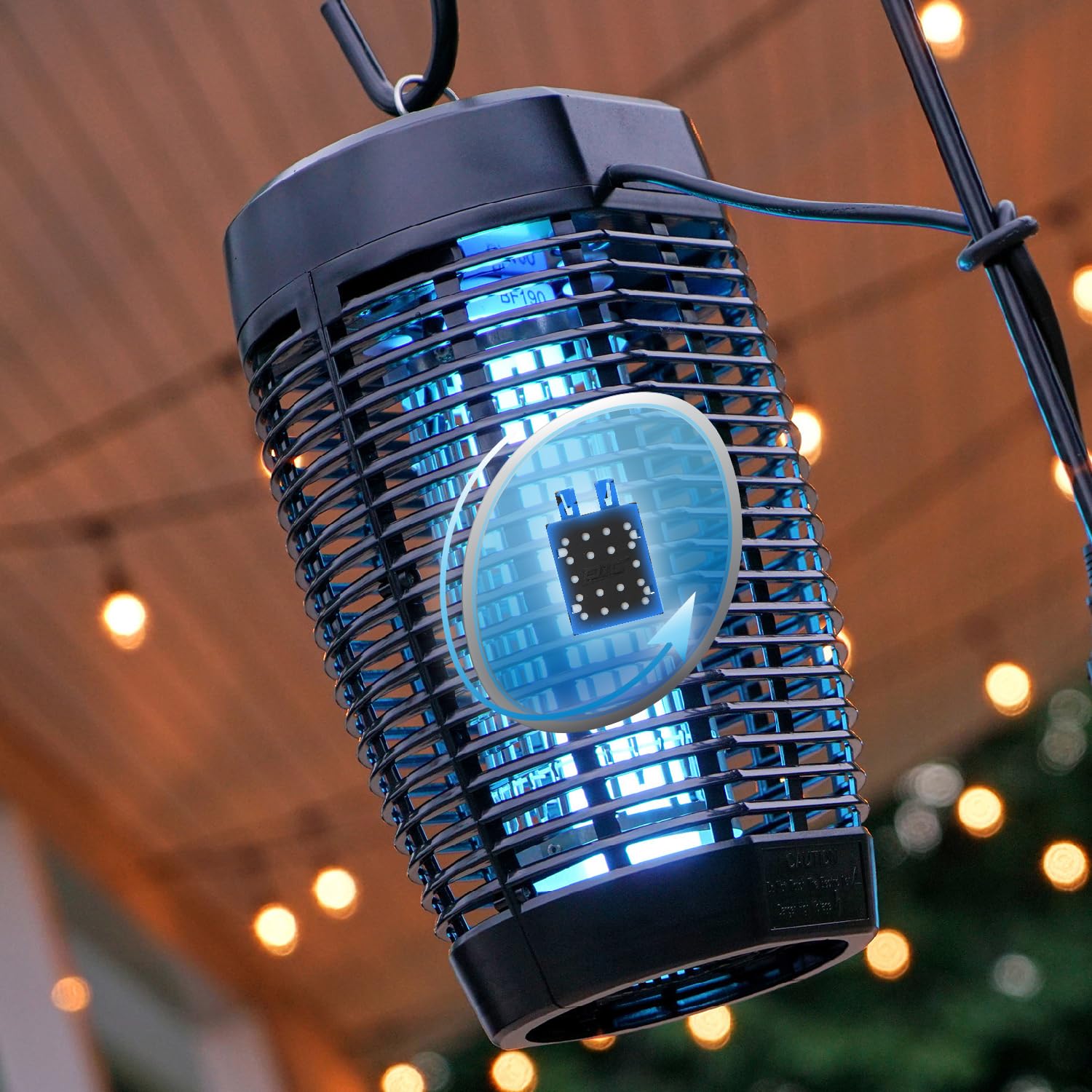 Lure compatible with PIC Solar Insect Killer Torch for enhanced trapping.