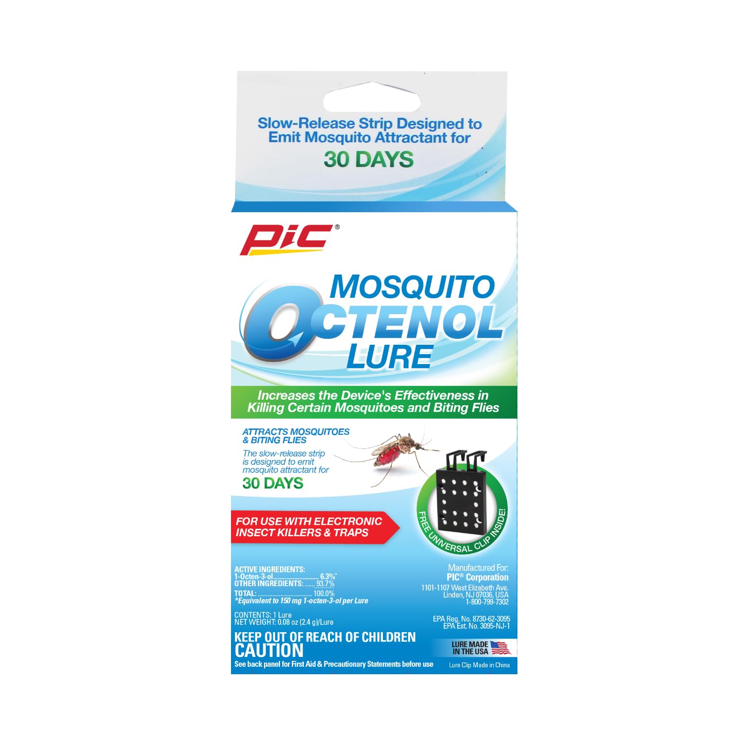 PIC Mosquito Octenol Lure in use attracts insects for efficient traps.