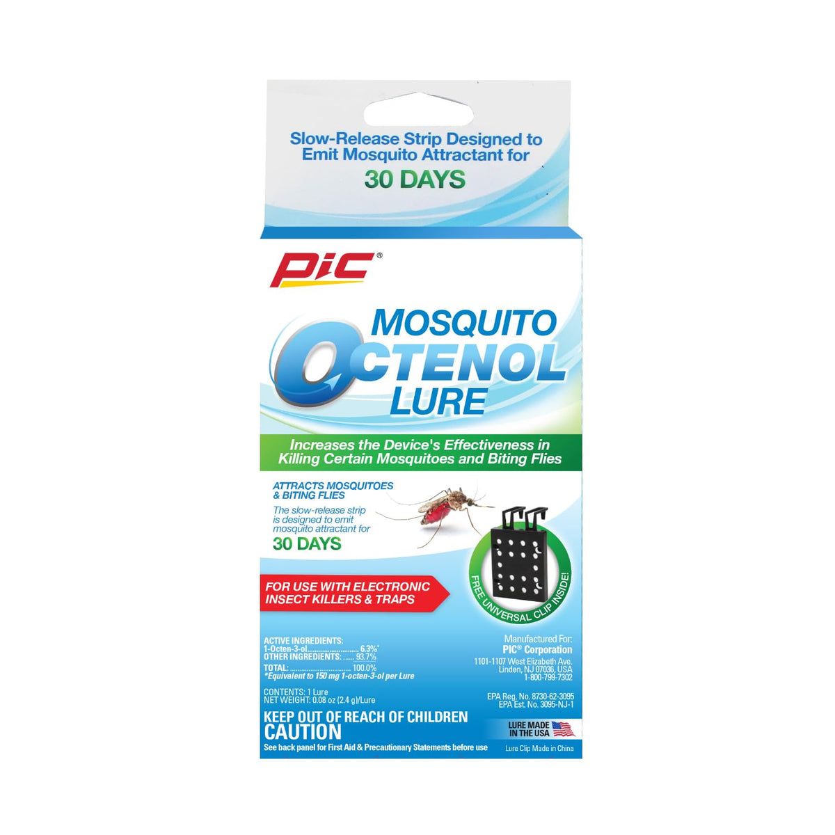PIC Mosquito Octenol Lure in use attracts insects for efficient traps.