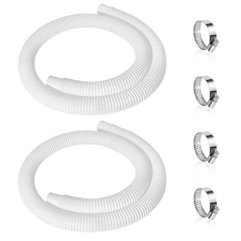 Picatu pool hose 59-inch connect for above-ground pumps improves setup ease.