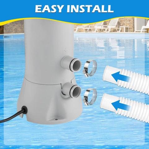 Picatu pool hose easy-install design saves time during setup.