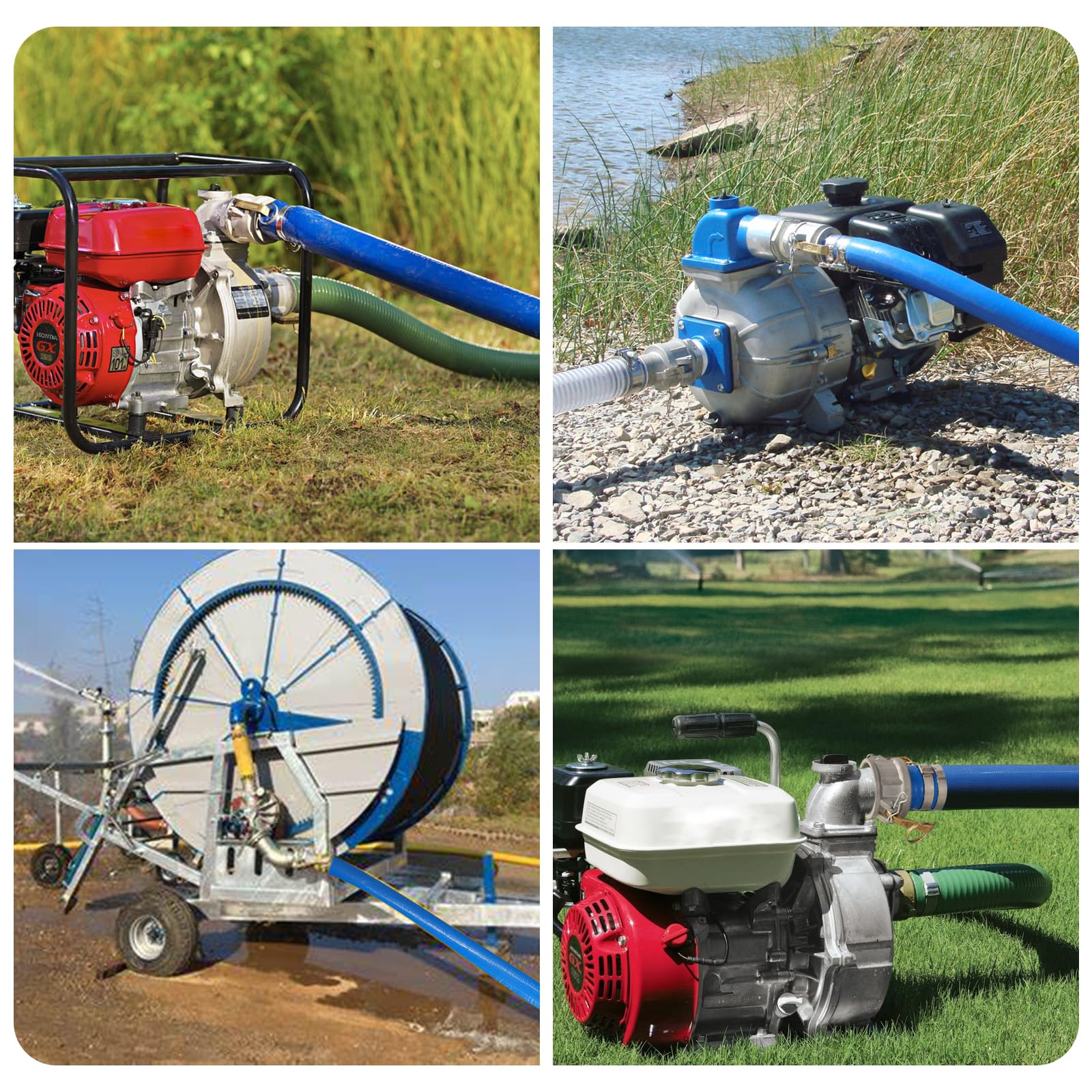 Picatu versatile hose for pools, irrigation, drainage, and construction applications