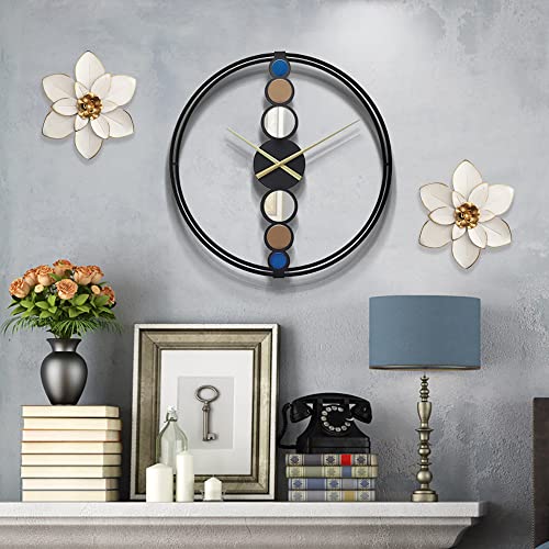 Picfarce 3D metal flower wall sculpture adds depth in hallways or foyers
