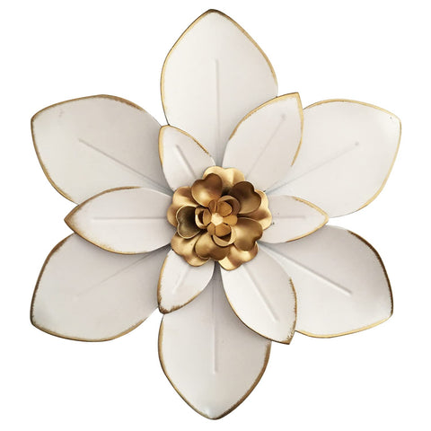 Picfarce layered metal flower wall art for a bold lifelike centerpiece on any wall