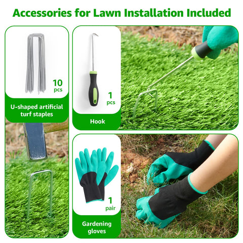 Pick For Life pet-friendly grass provides safe play area for dogs.