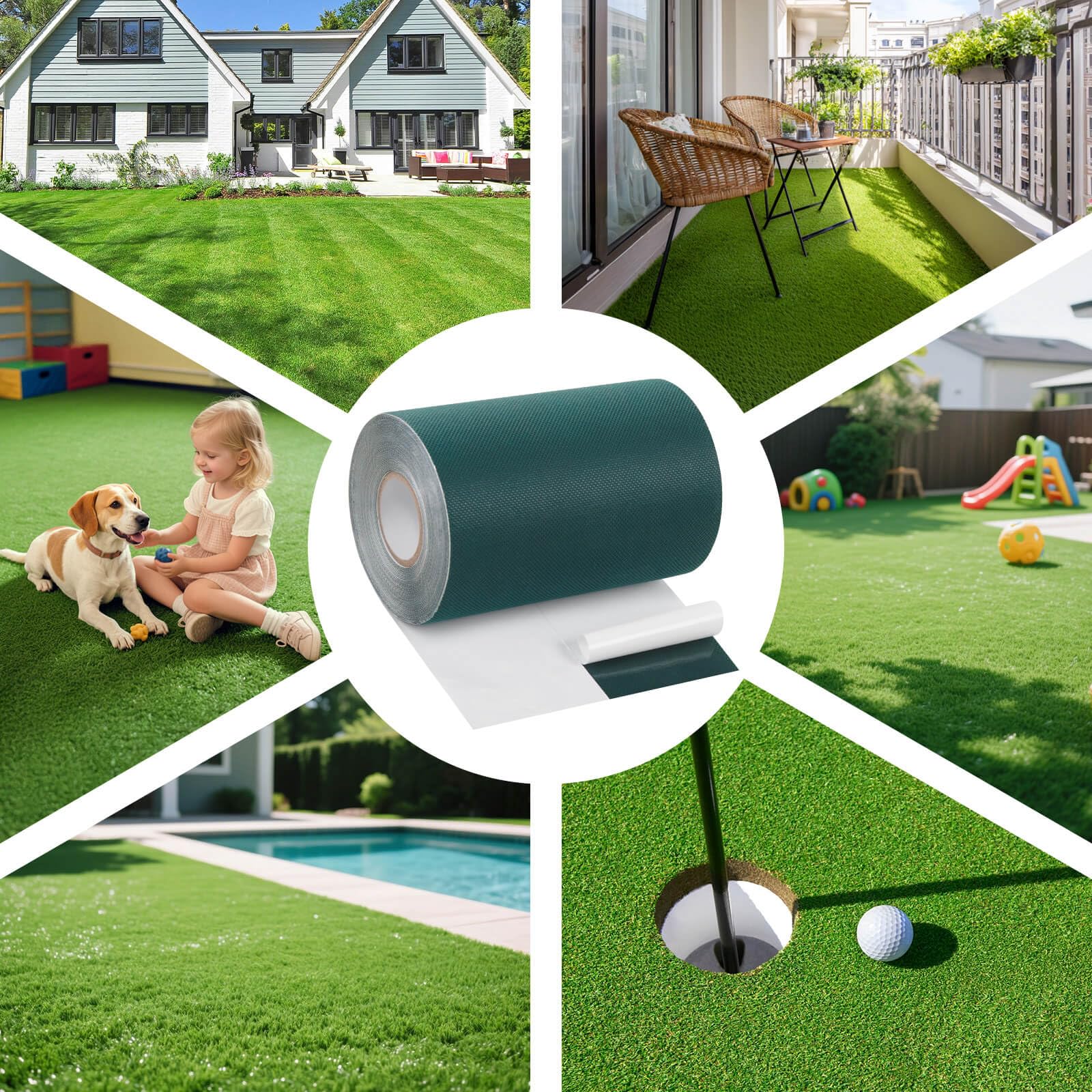 Pick For Life quick-cut turf seam tape for tidy installations