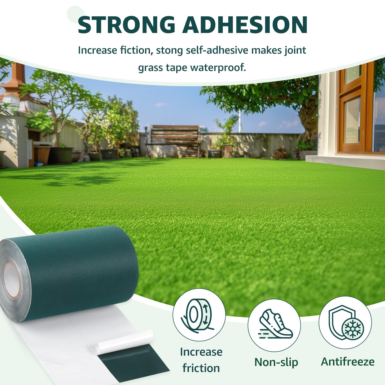 Pick For Life turf tape provides waterproof, durable joints
