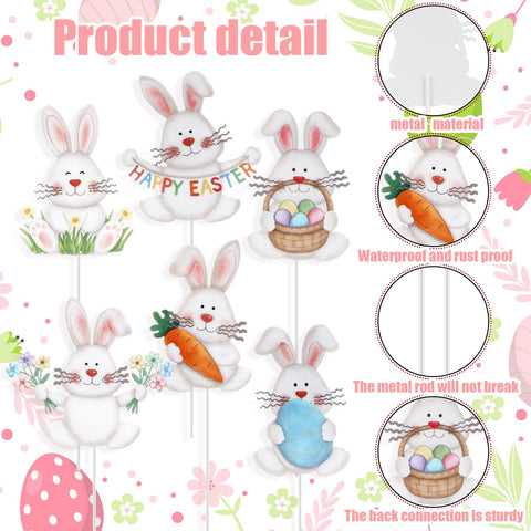 Pickmesh weather-resistant Easter yard sign withstands seasonal use