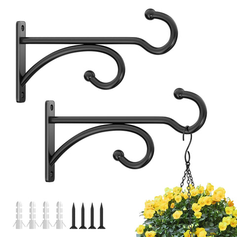 Pickpiff minimalist hook; ideal for hanging baskets and pots.