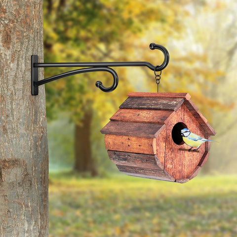 Pickpiff bird house hook for garden nesting decor.