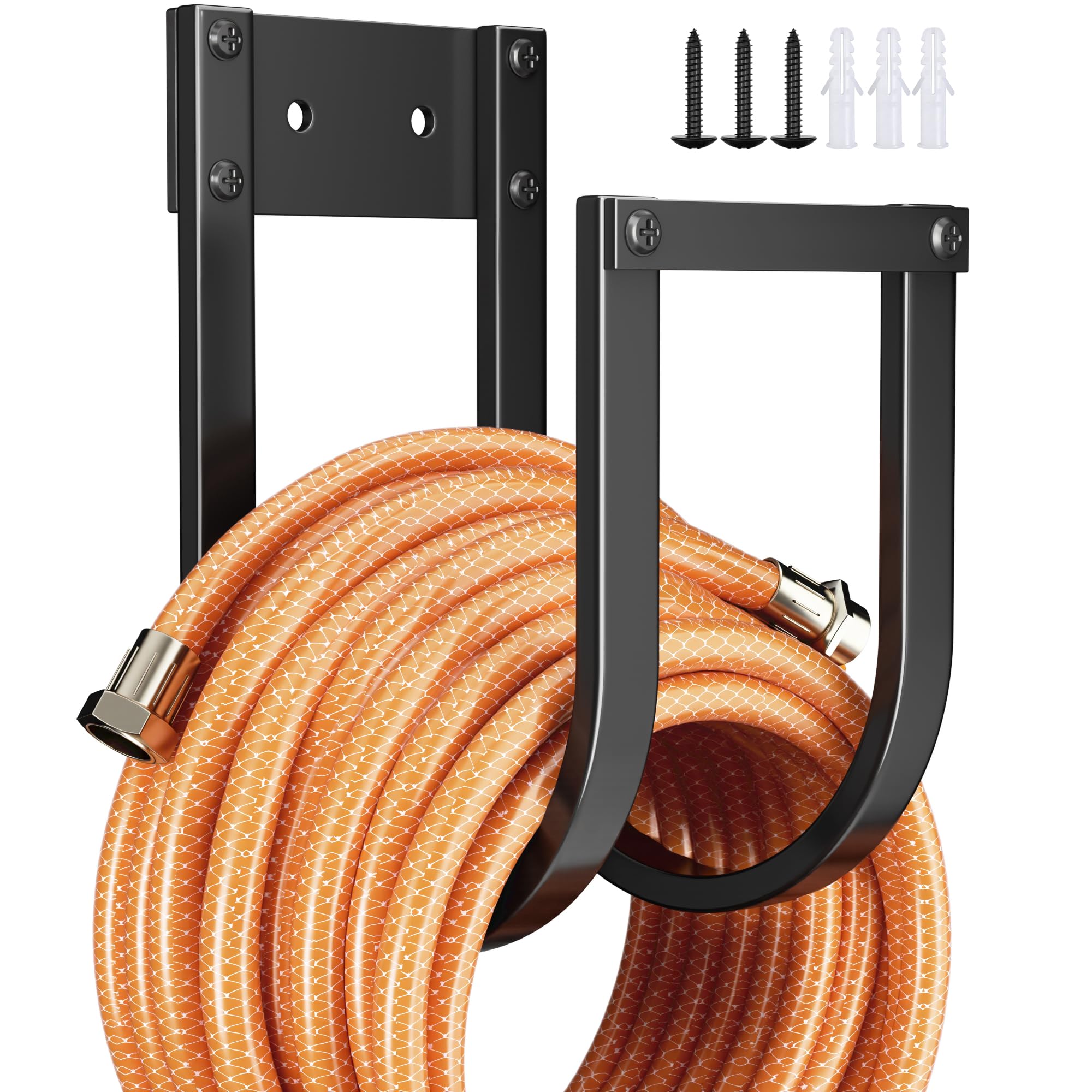 Pickpiff garden hose holder wall mount keeps hoses organized and ready for use.