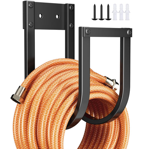 Pickpiff garden hose holder wall mount keeps hoses organized and ready for use.