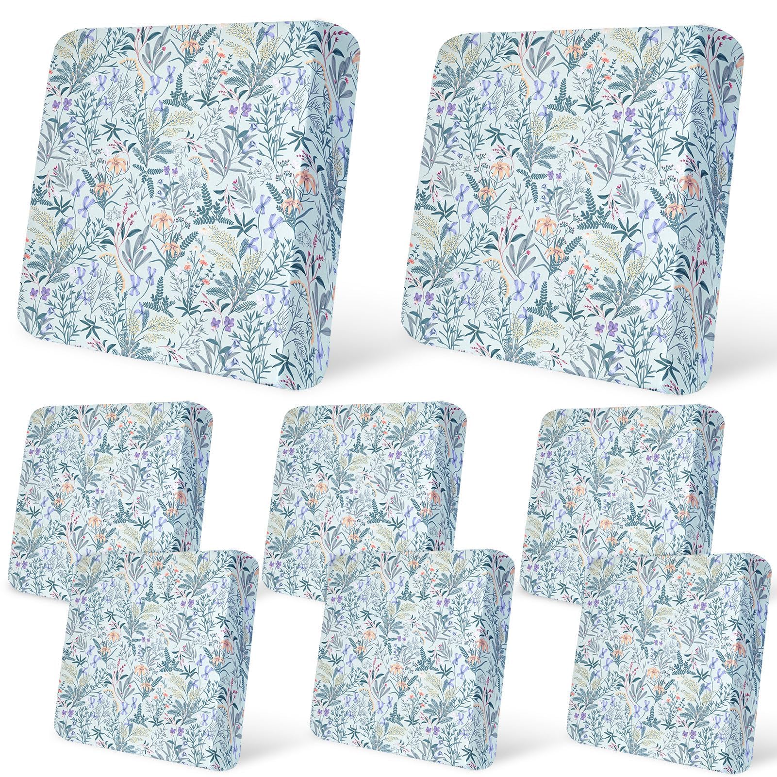 pickyNproud 8pcs cushion covers collection showing versatile patterns for patio cushions.