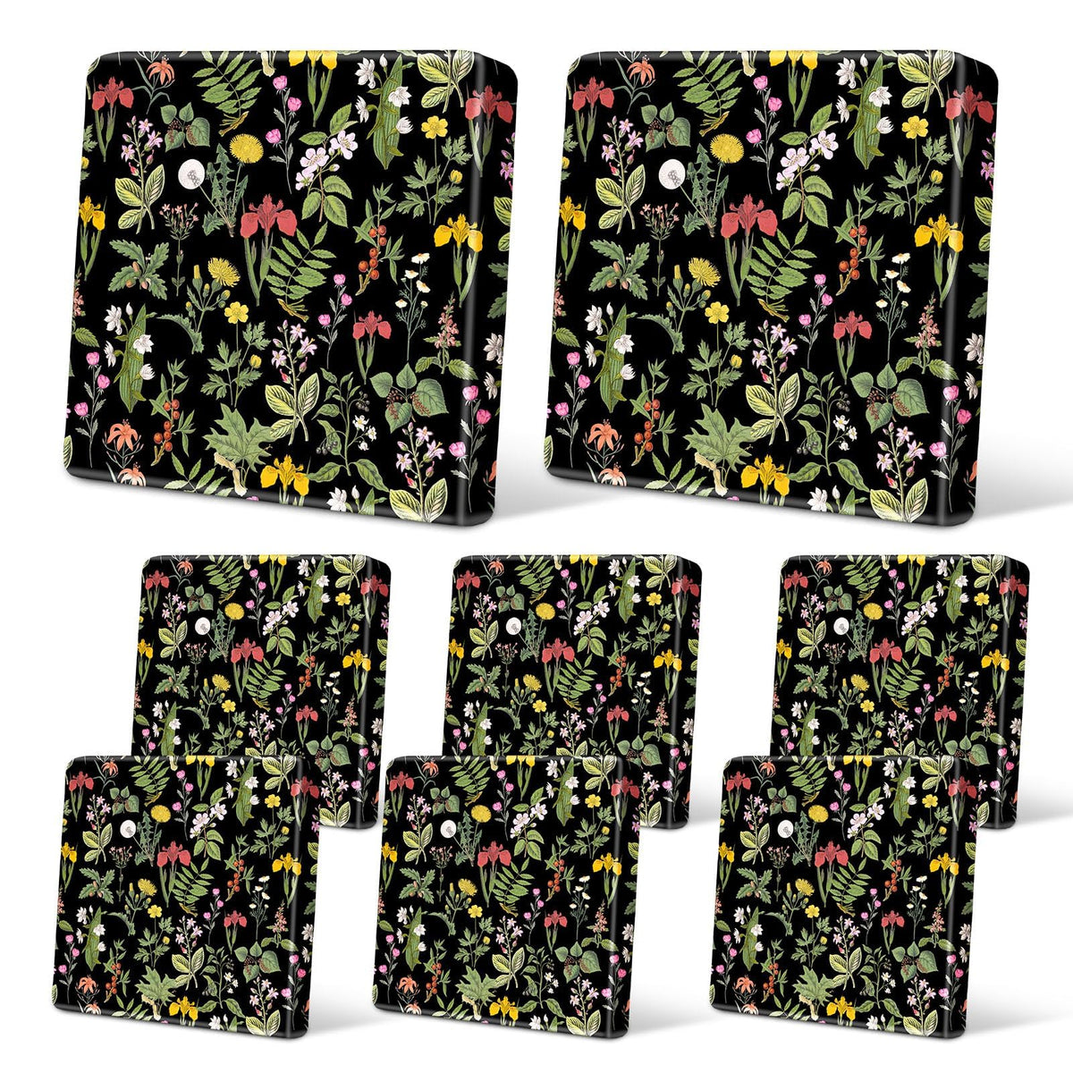 PickyNproud 8pcs patio cushion covers with pattern design refreshes outdoor furniture.