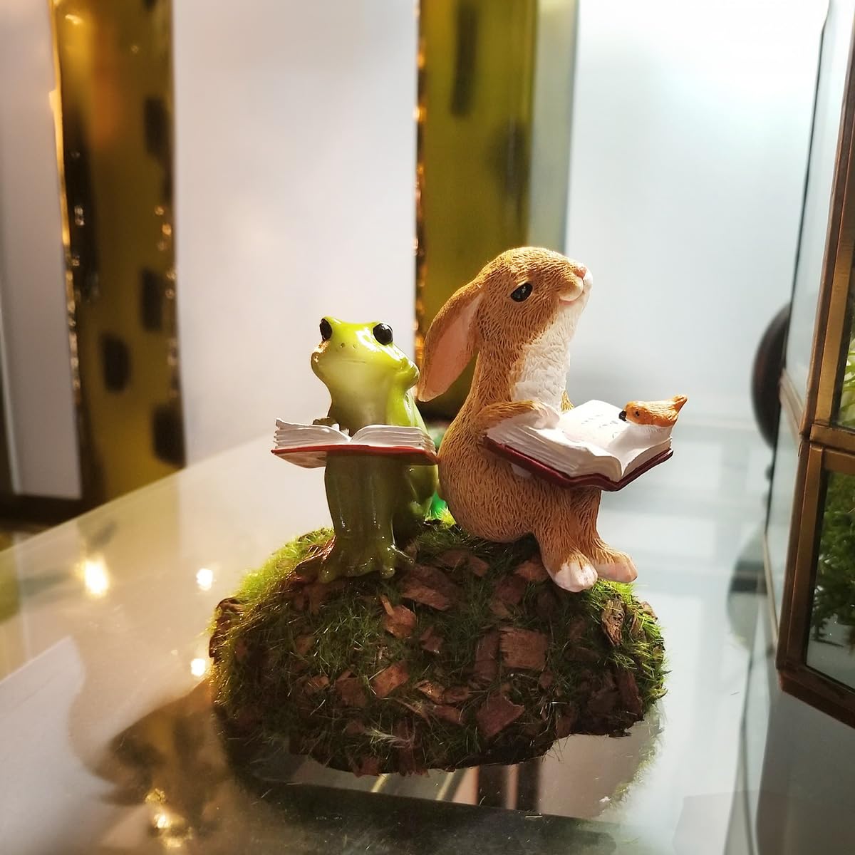 Picocosmxiruo miniature figures enhance terrariums with playful woodland character.