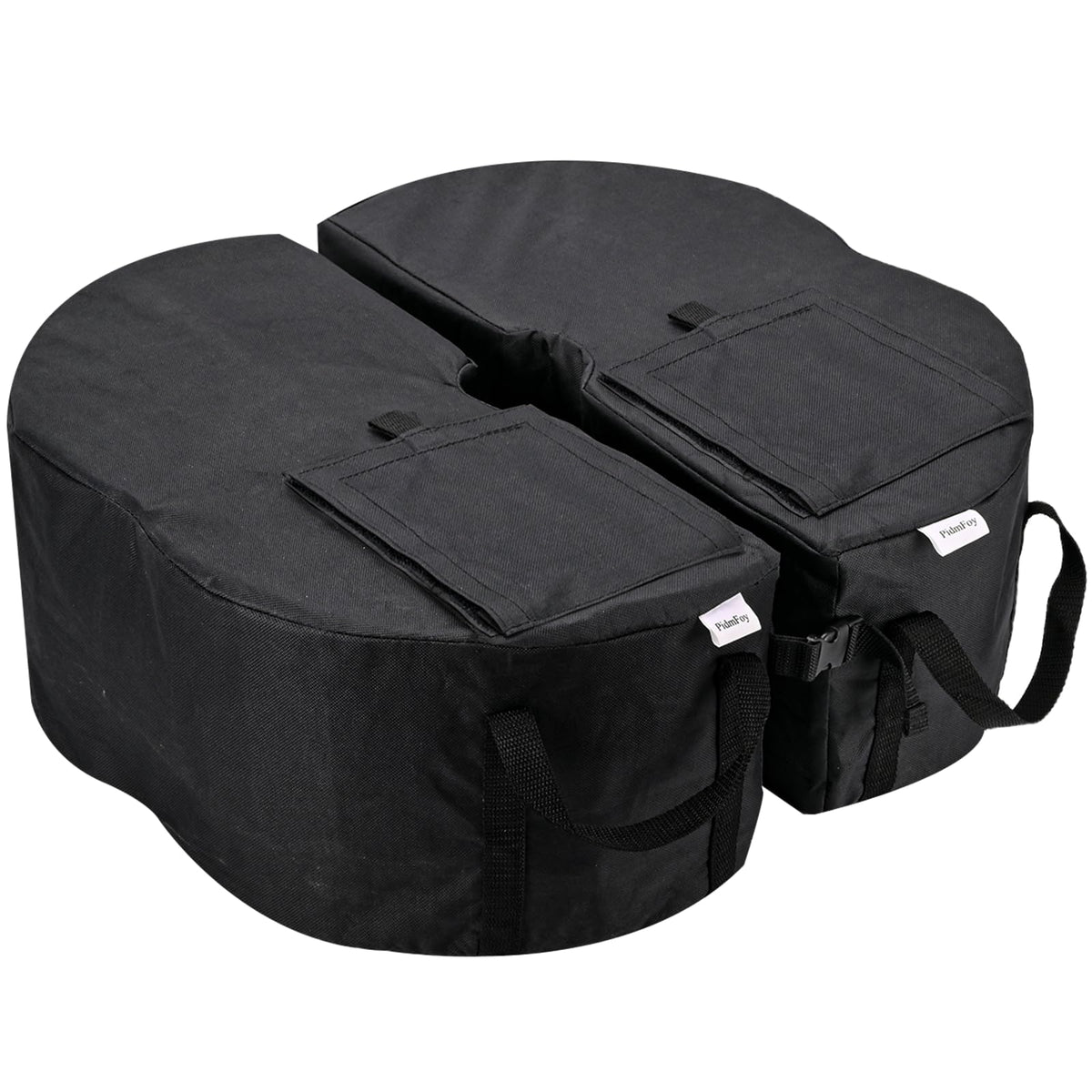 PidmFoy umbrella base weight 80lb pair demonstrates stable offset umbrella setup.