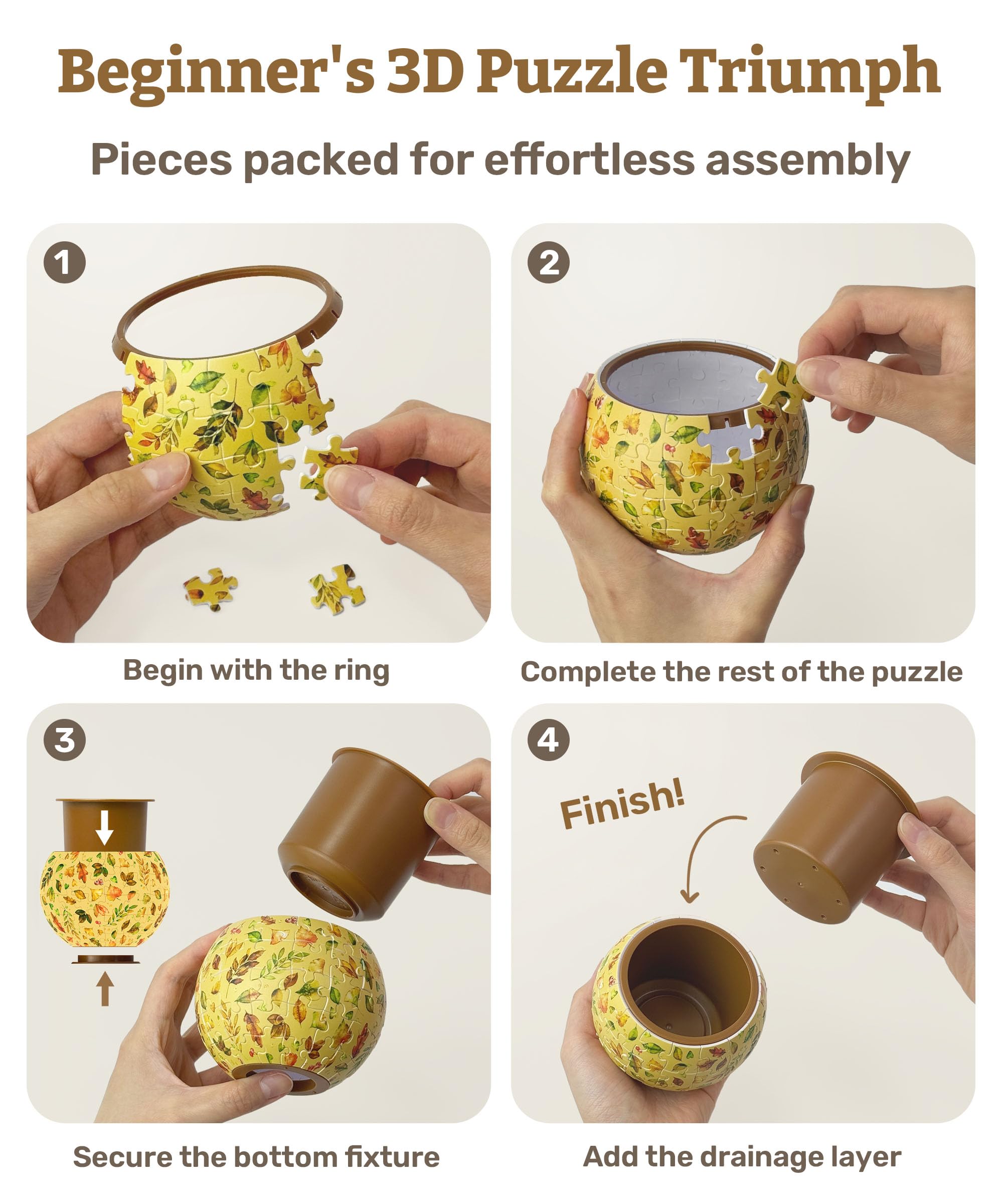 PieceRelax compact indoor planter on desk or shelf