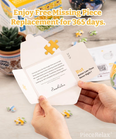 PieceRelax replacement pieces coverage for puzzle peace of mind