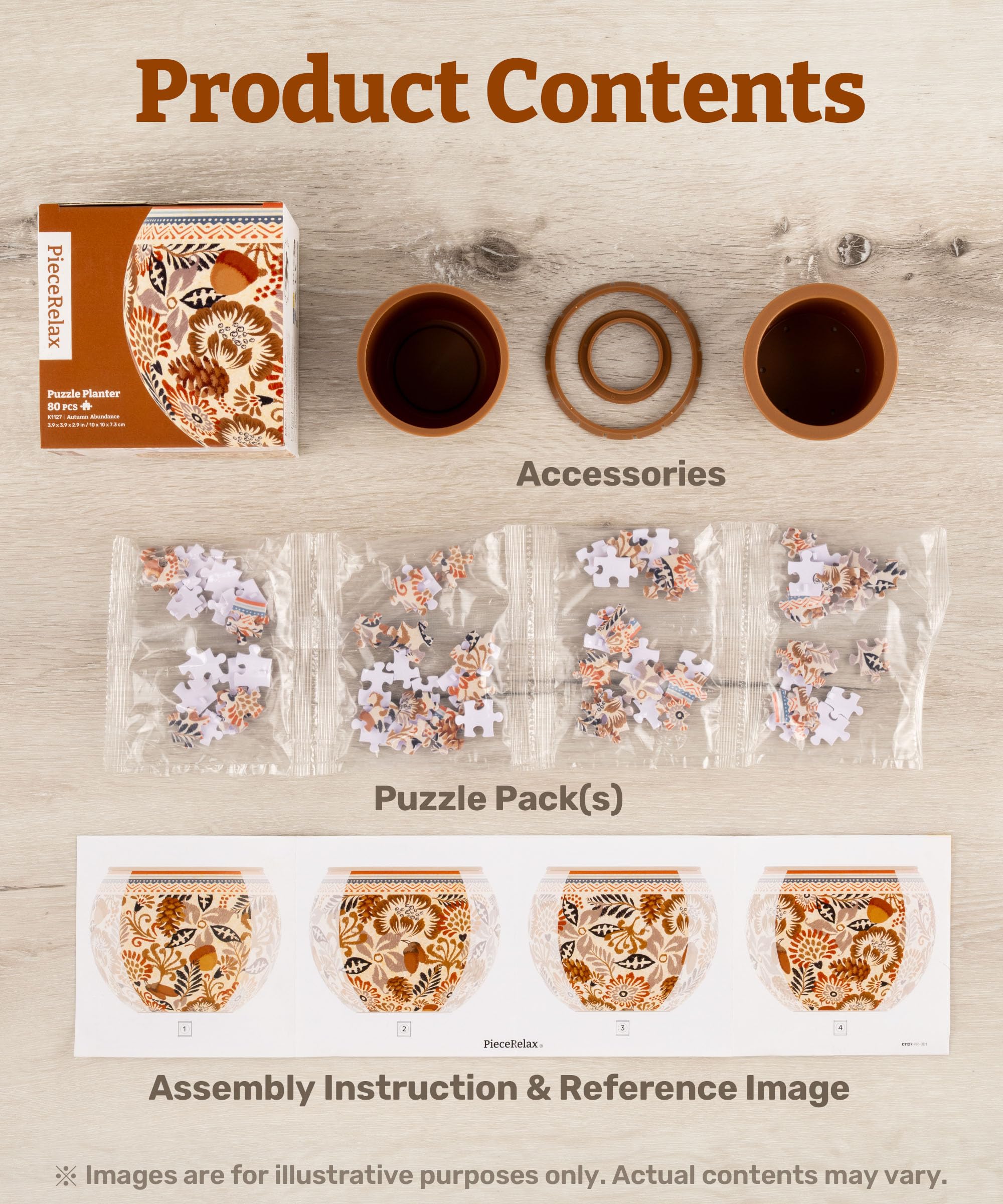 PieceRelax gift-ready planter for plant lovers and puzzle enthusiasts