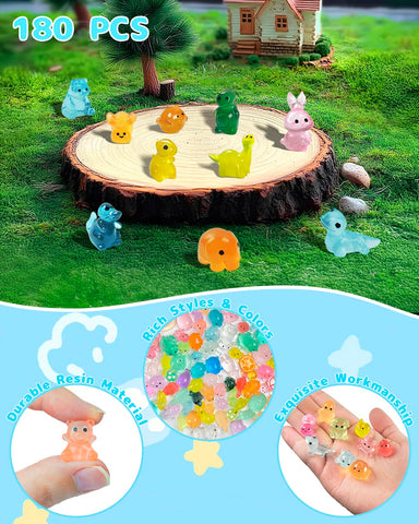 Piemow puppy figurine adds charm to bonsai or terrariums