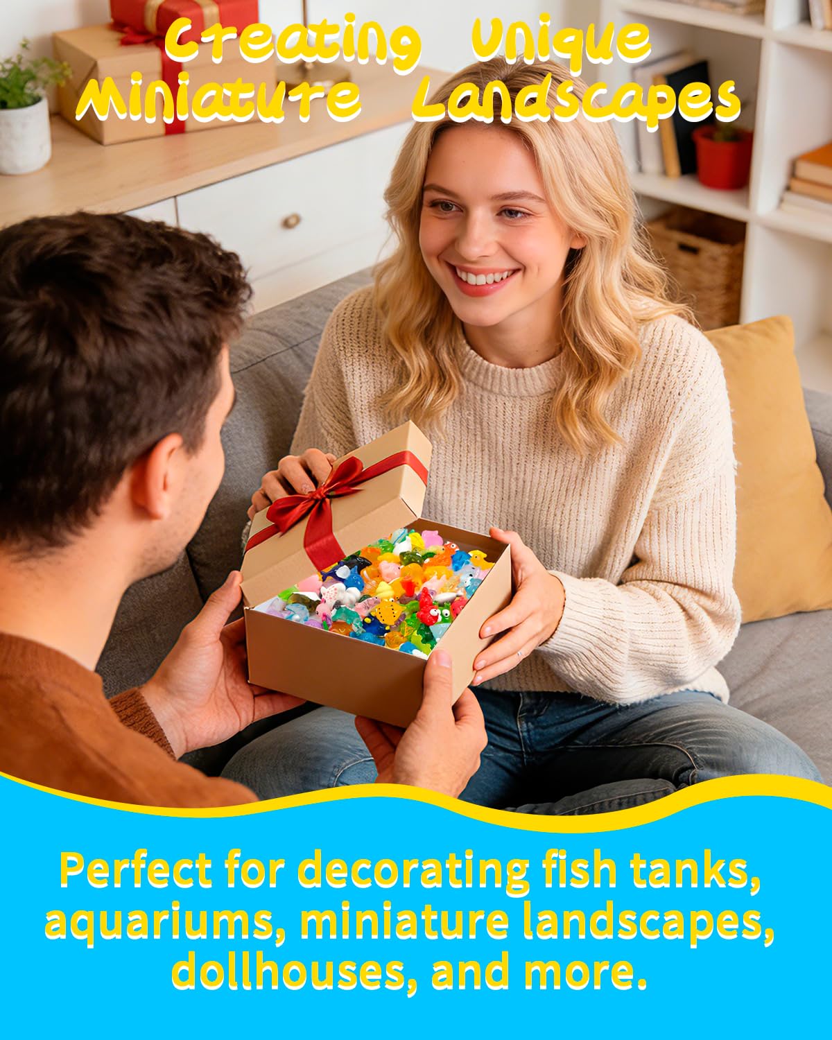 Piemow treasure-hunt friendly mini resin animals to spark imaginative games.